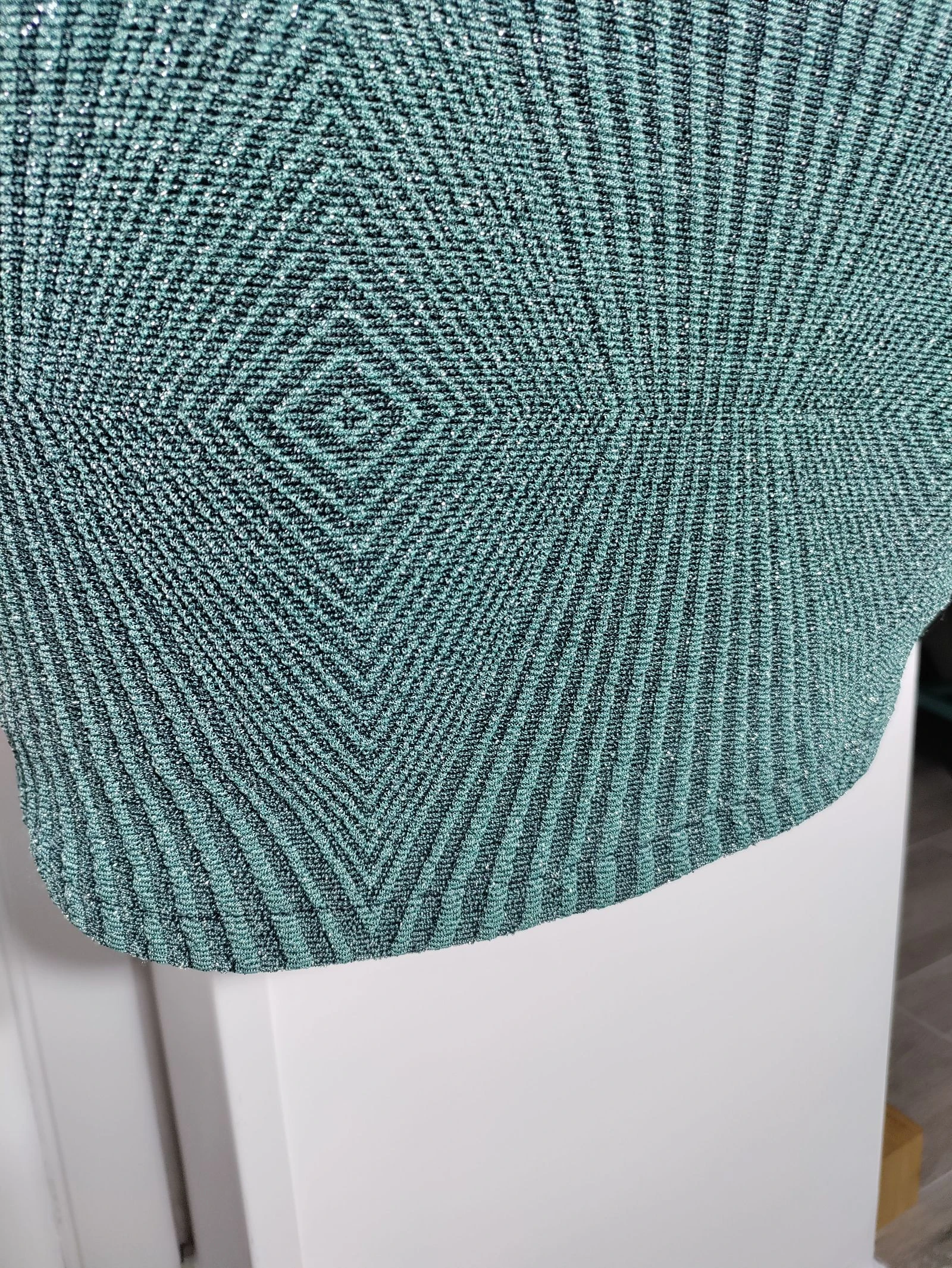 Falda mini Ocean Saturday verde geométrica elástica – Talla P – photo 4